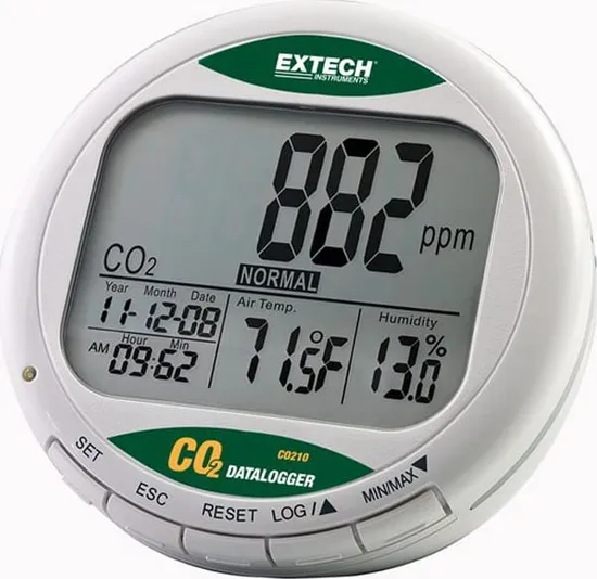 Extech-CO210-Desktop-Indoor-Air-Quality-CO2-Monitor-and-Datalogger