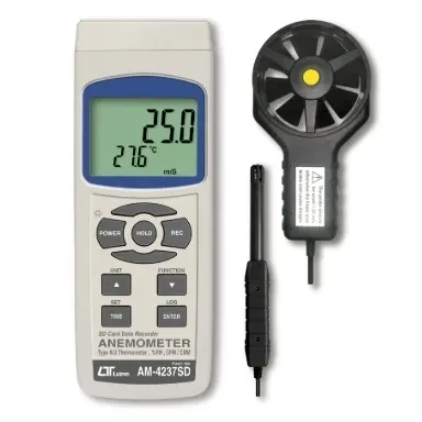 Lutron-Am-4237SD-Anemometer-Hygrometer-Temperature-Measurement