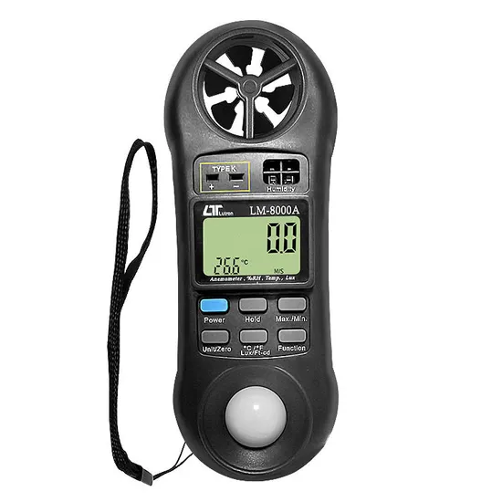 Lutron-Lm-8000A-Multifunctional-High-Precision-Anemometer-Illuminometer-Temperature-and-Humidity-Meter