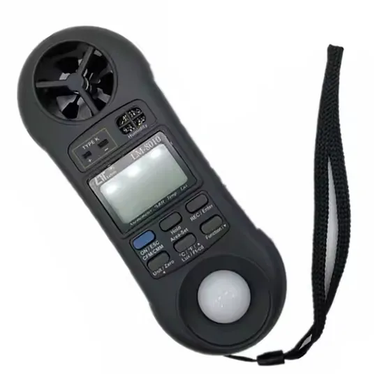 Lutron-Lm-8010-Anemometer-Humidity-Meter-Light-Meter-Type-K-Thermometer