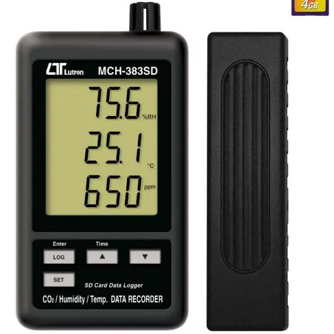 Lutron-Mch-383SD-Mch-385SD-CO2-Humidity-Temp-Monitor