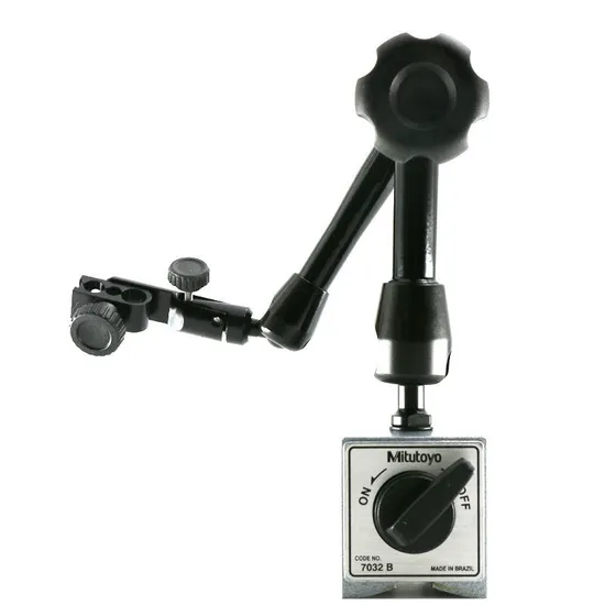 Mitutoyo-7033-10-Series-7-Universal-Magnetic-Stand-Mitutoyo-7032-10-Dial-Indicator-Micrometer-Base-Bracket
