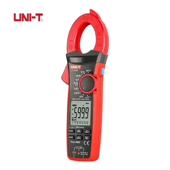 Newest-Uni-T-Ut208b-1000A-True-RMS-Digital-Clamp-Meter-AC-DC-Current-Tester-LCD-Display-Multimeter-Clamp-Tester-Multimeter