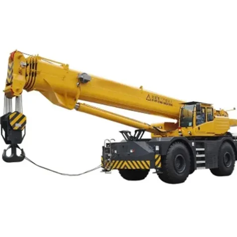 90-Ton-Hydraulic-Rough-Terrain-Crane-Xcr90-with-48m-Lifting-Capability
